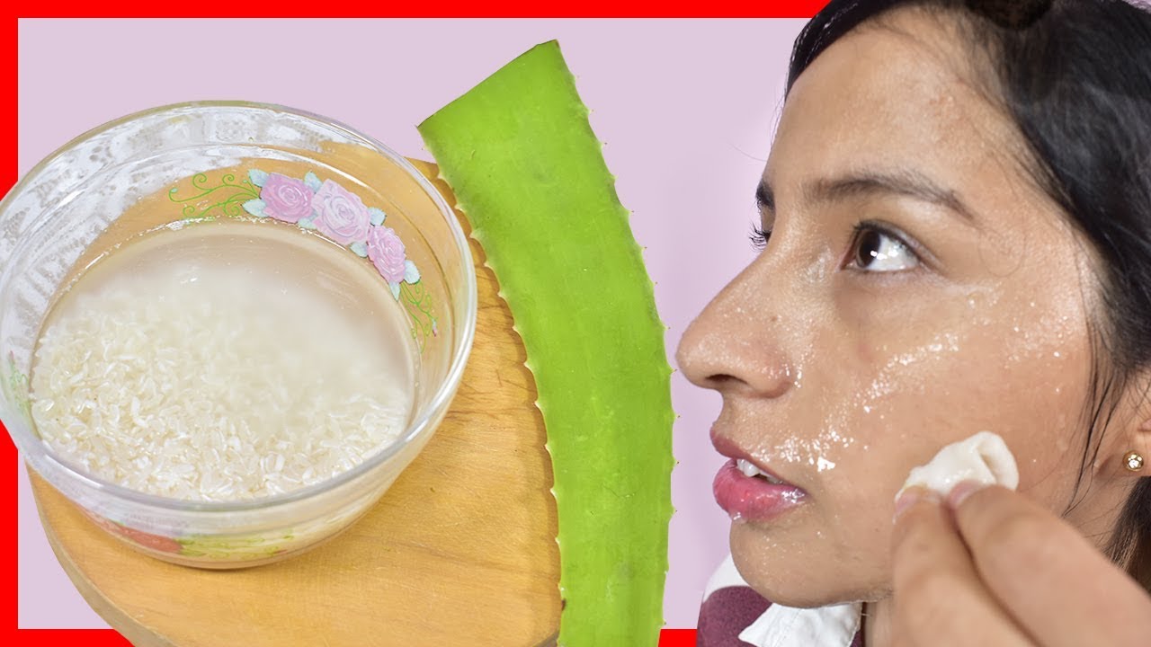 MASCARILLA DE AGUA DE ARROZ CON ALOE VERA consejos de salud significado