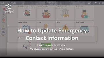 Update Emergency Contact Information (For Students)