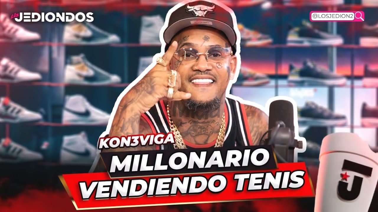 KON3VIGA MILLONARIO VENDIENDO TENIS EN EL BARRIO