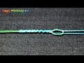 Strong, Smooth and Easy to tie fishing knot for braid to leader line