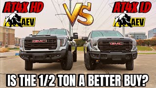 2024 GMC Sierra 2500 AT4X AEV VS 1500 AT4X AEV: Who Would Buy The HD Over the 1/2 Ton???