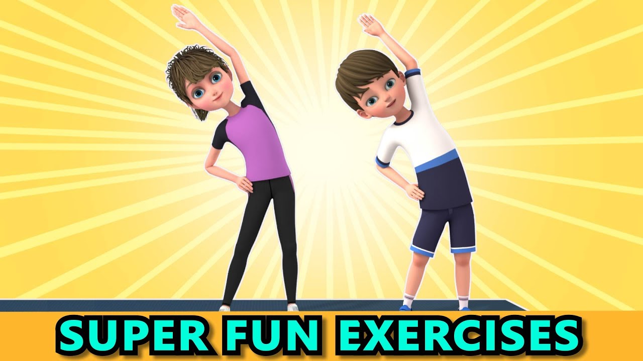 SUPER FUN FLEXIBILITY AND COORDINATION Exercises For Kids | Kids Exercise
