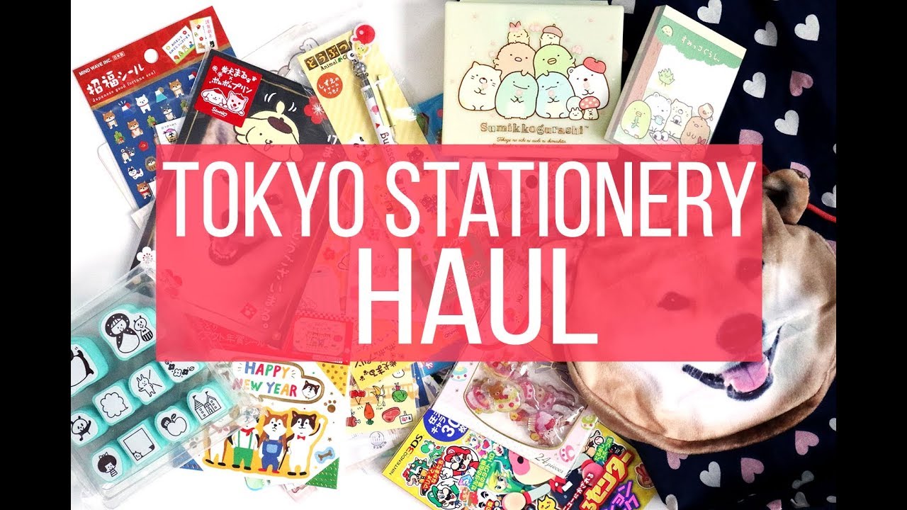Tokyo Stationery Haul Cute Stickers and More! YouTube