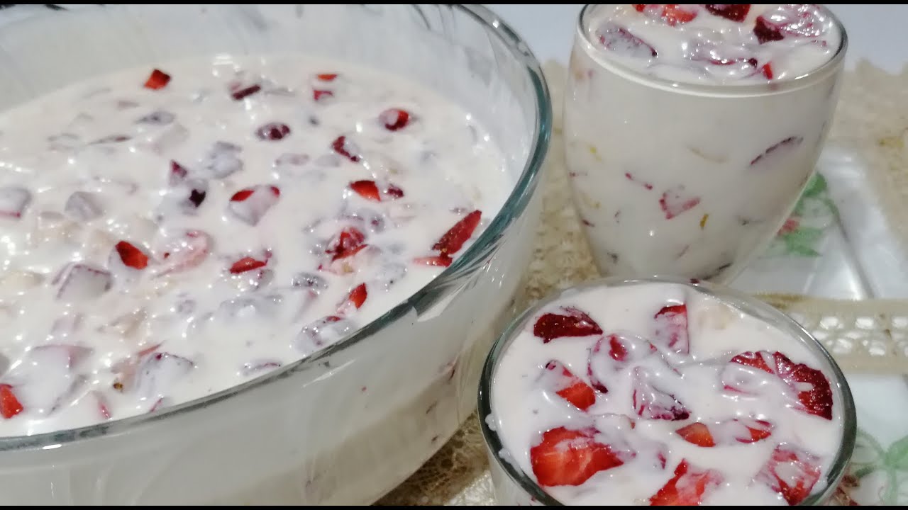 Fresas con crema y queso philadelphia YouTube