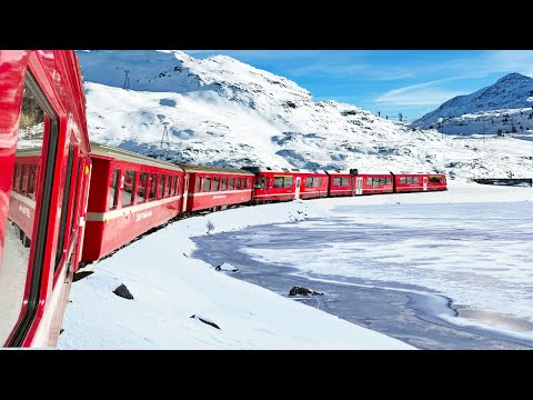Video: Ry met die Bernina Express van Italië na Switserland
