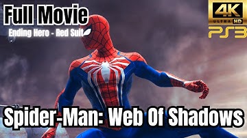 Spider Man: Web Of Shadows - PS3 Full Movie | Hero Ending (Red Suit) | Người Nhện: Mạng Bóng Tối