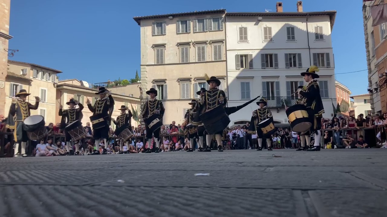 Quintana di Foligno | Gara tamburini 2023 - Rione Spada 1º classificato