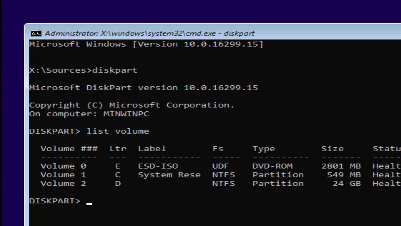 Reset Windows 10 Local Admin Password with Command Prompt