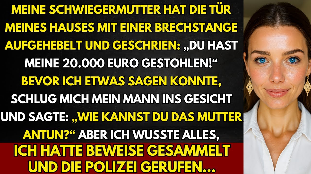 Meine schwiegermutter beschuldigte mich und mein mann schlug mich… doch ich hatte alle beweise…