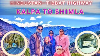 Himachal | Episode 3 | Shimla To Kalpa | Hindustan Tibbat Highway NH 5 | #travel #himachal #monsoon