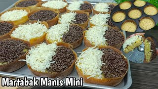 RESEP MARTABAK MANIS MINI UNTUK PEMULA ANTI GAGAL ADA TAKARAN SENDOK