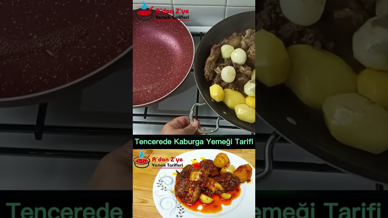Tencerede Kaburga Yemeği Tarifi #yemektarifi #yemektarifivideoları #short #shorts #keşfet