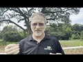 Aron Landsaw, of SavATree, talks about improvements to the "witness tree" on Aug. 12, 2026