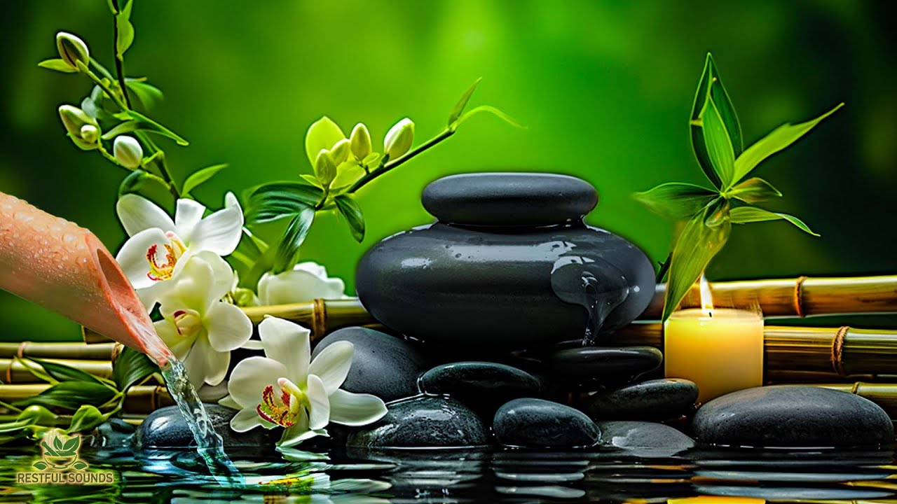 Relaxing Piano Music - Sound of Flowing Water, Relaxing Music, Nature Sounds, Music for Meditation.