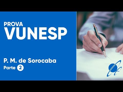PROVA VUNESP 2019