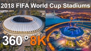 360 video, 2018 FIFA World Cup Russia. All Stadiums from drone screenshot 1