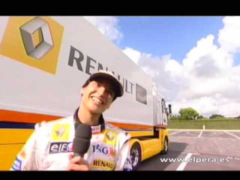 "El Pera" conduciendo el Formula 1 de Fernando Alonso (Parte 4)