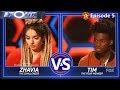 Zhavia vs tim johnson jr performance with results comments the four s01e05 ep 5