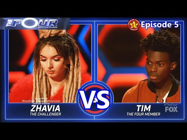Zhavia vs Tim Johnson Jr performance with Results u0026Comments The Four S01E05 Ep 5 class=
