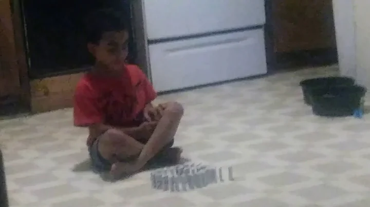 Little man awesome dominoes