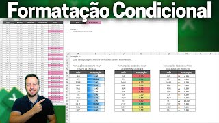 Formatação Condicional Excel | 5 Exemplos | Pintar Automaticamente Células, Linhas, Ícones etc