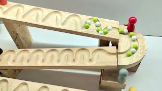 Reverse Marble Run Satisfying 4K 🔄 | Relaxing Marble ASMR | Oddly Satisfying Video