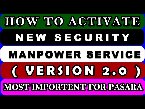 How to Activate / Live New Security Services Version 2.0 Catalogue In GEM E-Market Palace Live 2021.