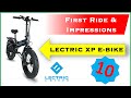 Lectric XP Initial Impressions &amp; 1st Ride