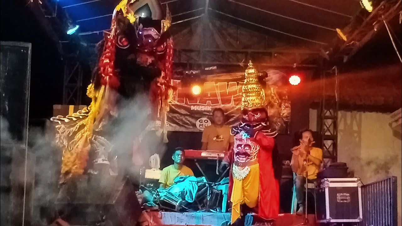 TOPENG BARONG DUEL DIATAS PANGGUNG VS RAJA BUTA # SATRIA DENAWA # KHITANAN BAGUS ANGGARA