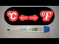 °F to ℃ or C to F | how to change Celsius To Fahrenheit in Digital Thermometer | temprature #shorts