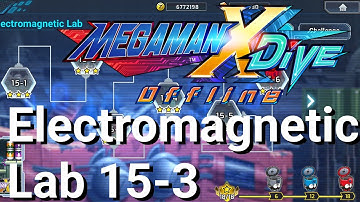 MegaMan X Dive Offline Super Electromagnetic Lab 15-3(All Hidden Elements locations)