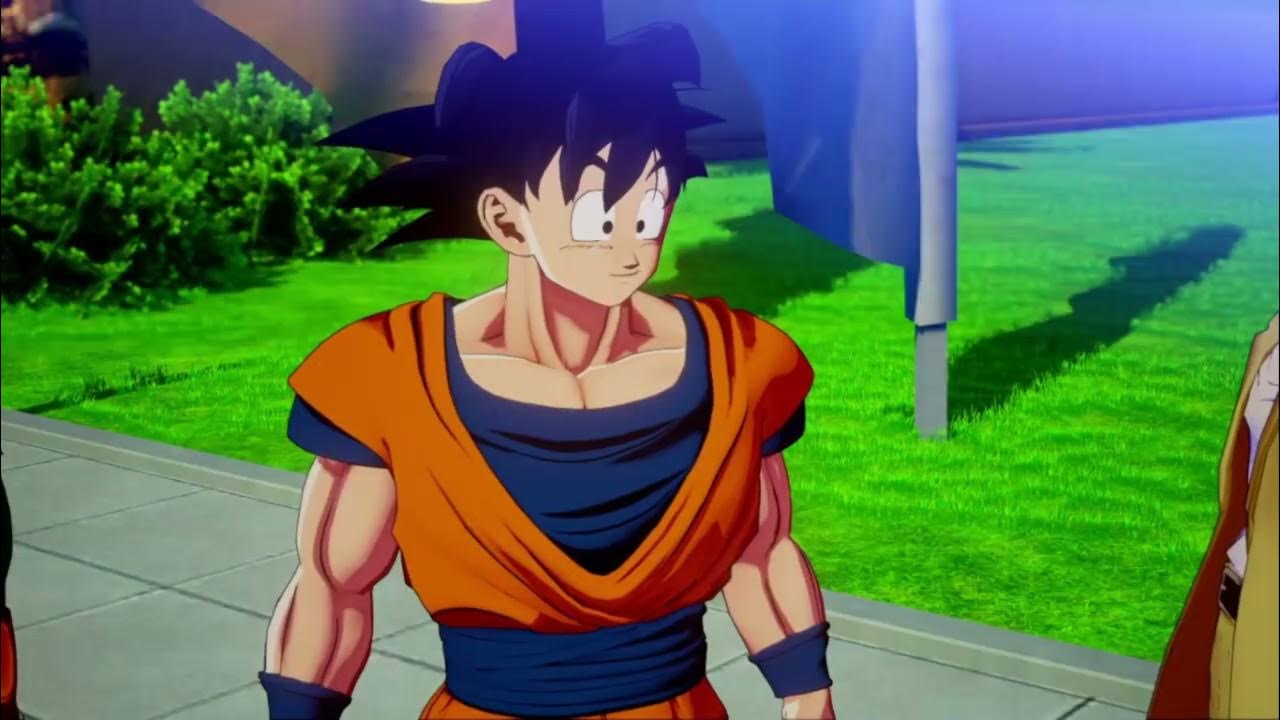 Goku first time meet Goten DBZ KAKAROT cutscene YouTube