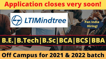 LTIMindtree Recruitment 2022 | Direct Hiring 2022 2021 batches | Engineering & Non Engineering