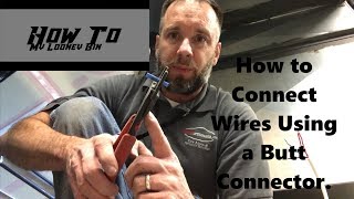 How to Strip and Connect Wires with a Butt Connector and Heat Shrink