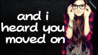Tiffany Alvord-I KNew You Were Trouble Cover Lyrics