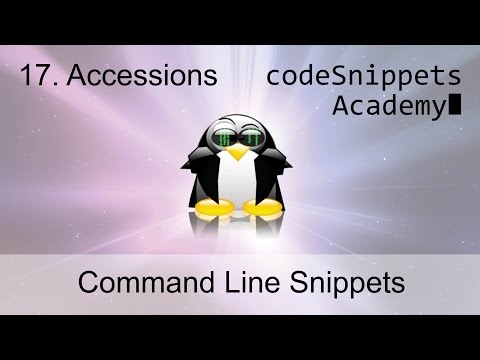 Command Line Tutorial 17. Accessing Files: file attributes/modes, rwx