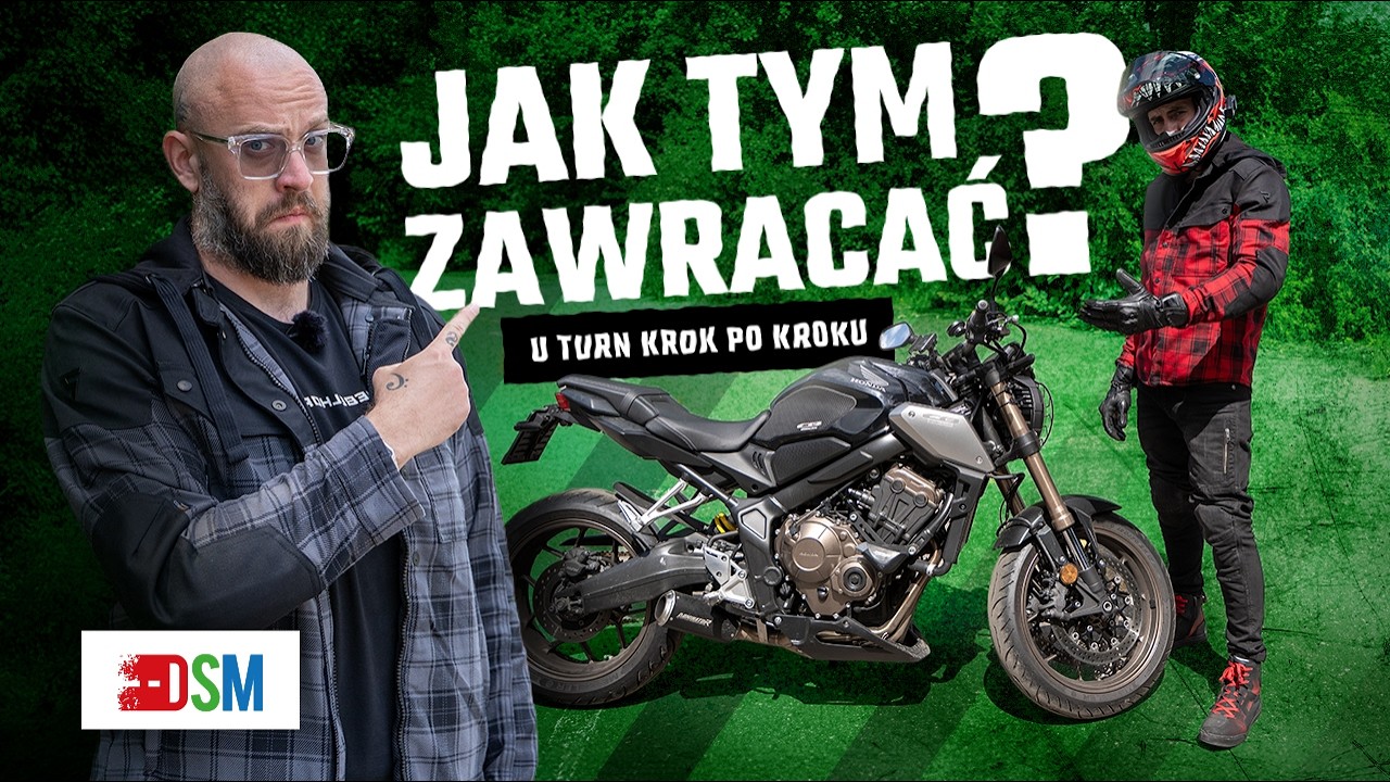 U-TURN MOTOCYKLEM – jak ćwiczyć zawracanie na motocyklu