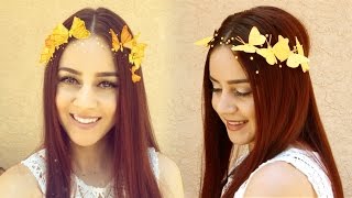 DIY Snapchat Butterfly Crown || Lucykiins screenshot 1