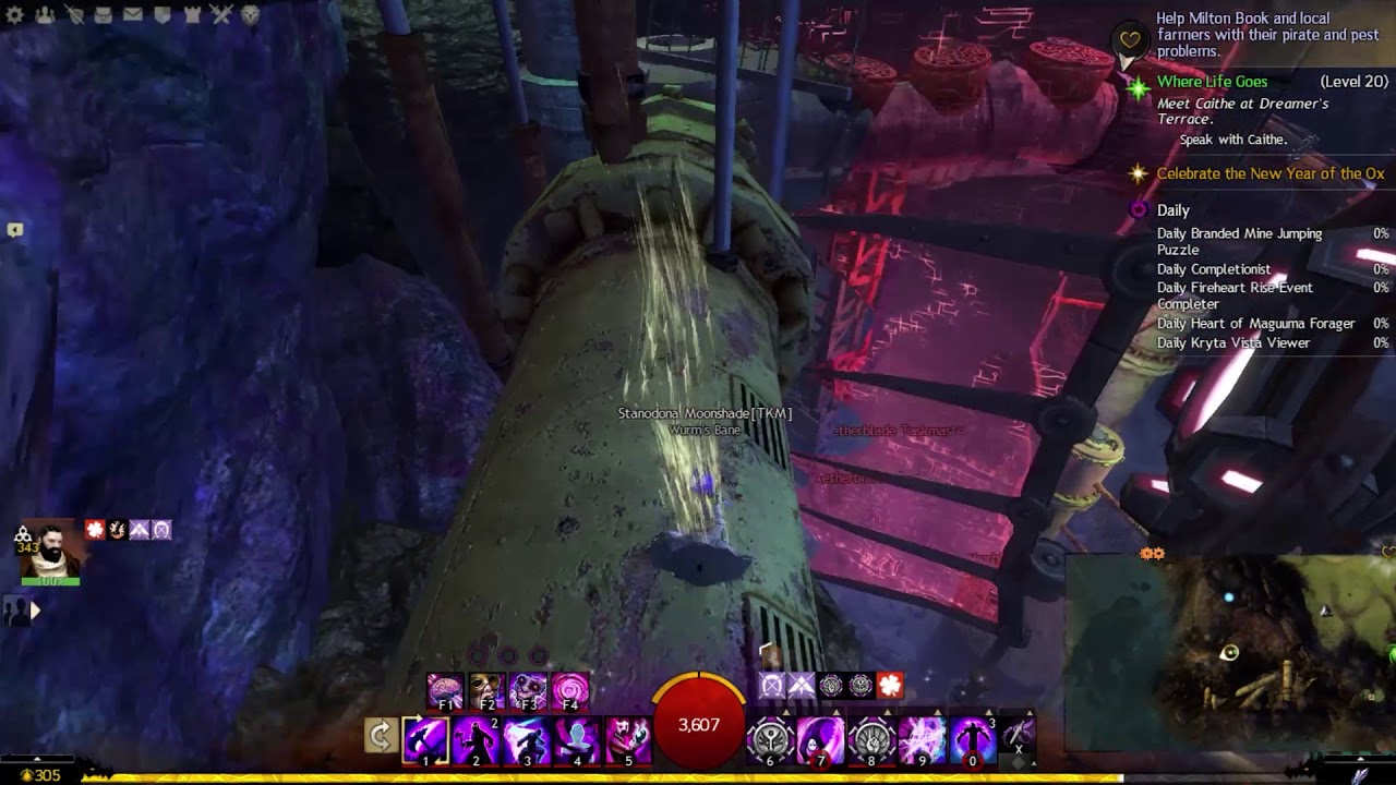 GW2 JP - Not so Secret (Shortcut with Skyscale/Springer) 