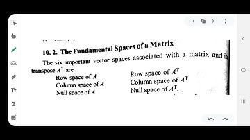 Elementary Linear Algebra/// Fourth Semester BSc core Mathematics /// Calicut university