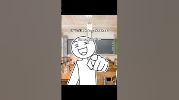 First day of school be like // #school #animationmeme #animation #backtoschool #shorts #alightmotion