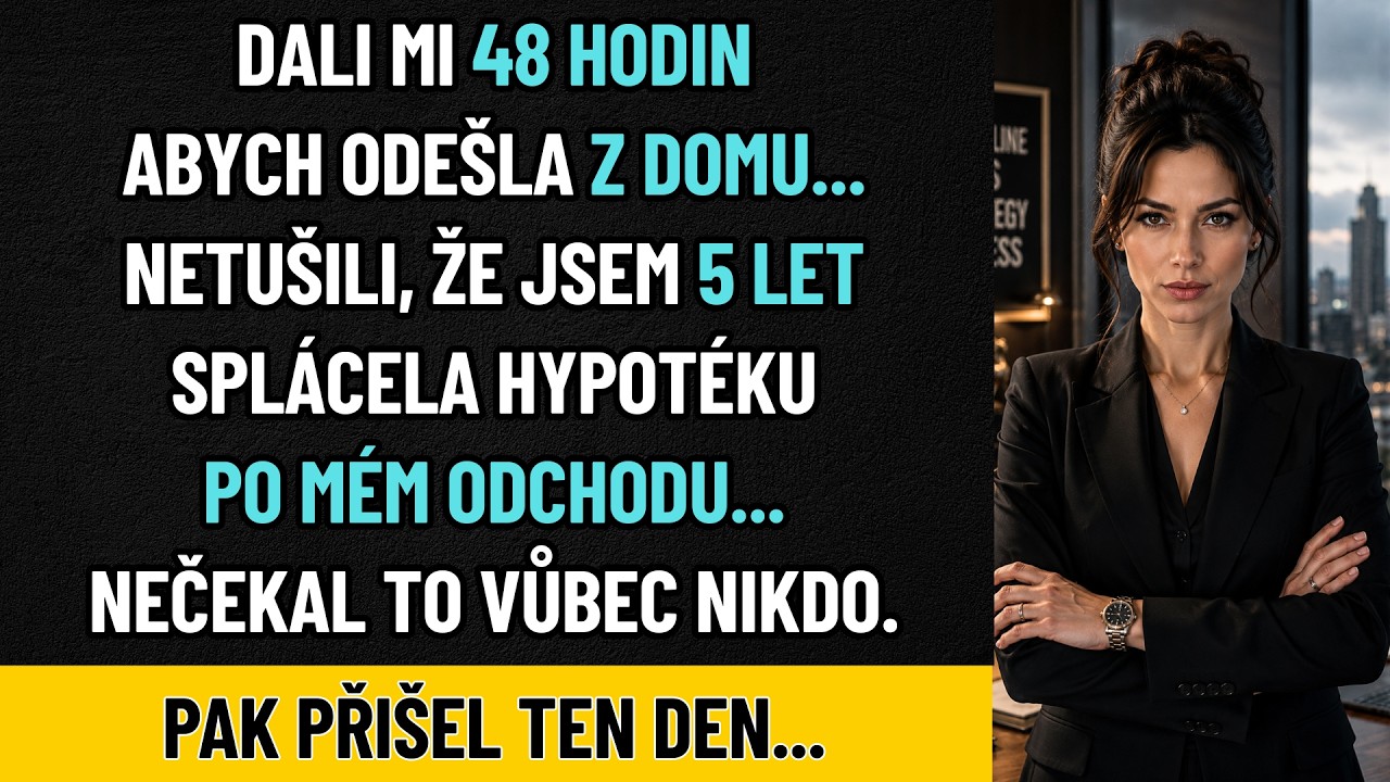 V pět ráno mi mladší sestra oznámila, že mám 48 hodin na to, abych se sbalila, protože tenhle dům je teď její. Stála tam s manželem, který přišel o práci, a za nimi naše matka s falešným soucitem....