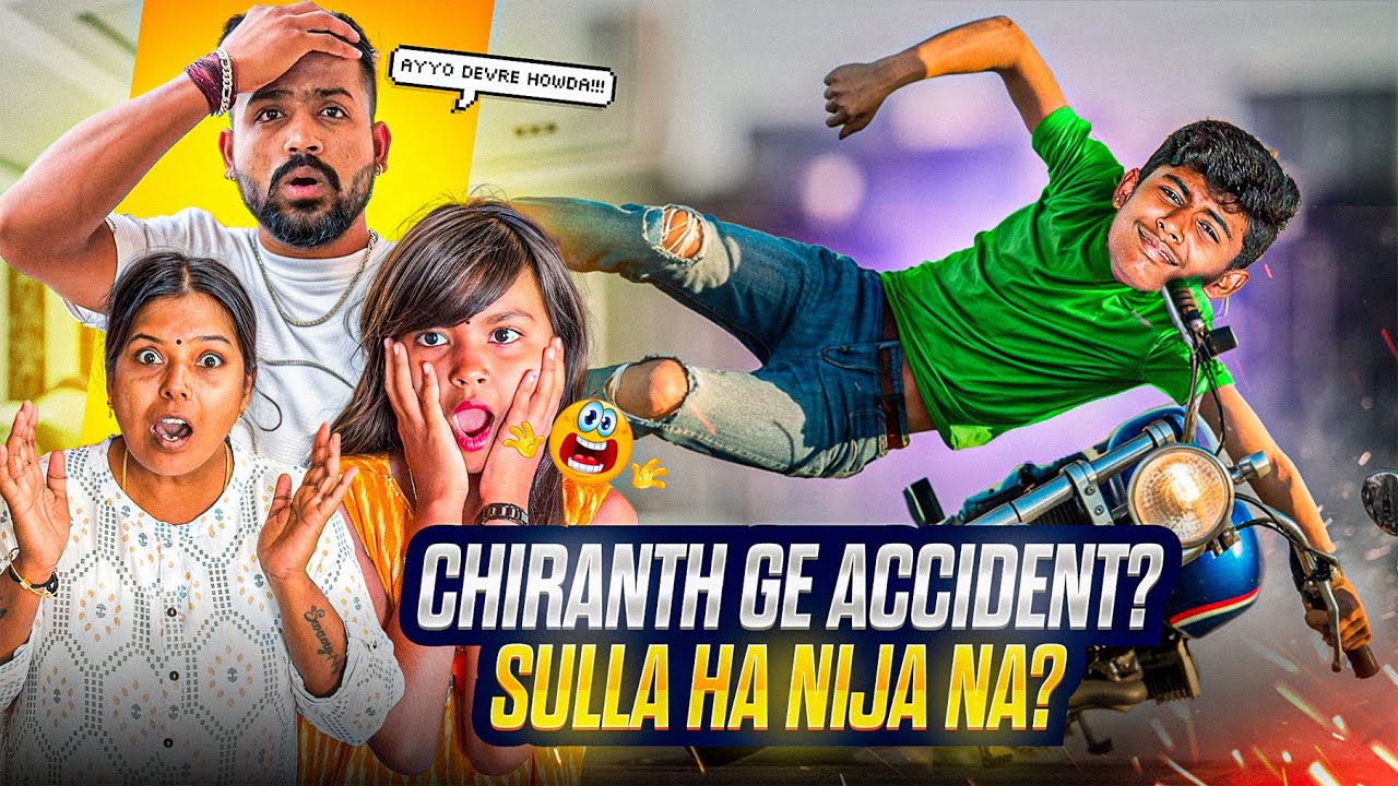Chiranth ge accident🥲| Sull helta eddane😂 