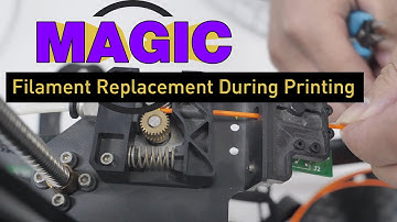 JGMaker  Magic 3D Printer Filament Replacement During Printing Guide