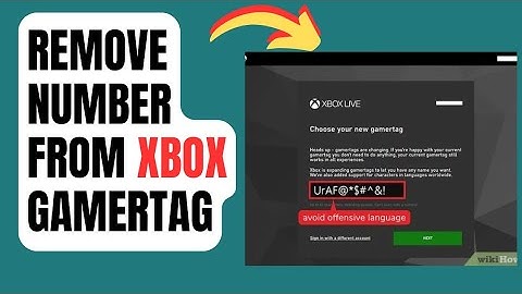 How to Remove Number from Xbox Gamertag