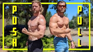 Buff Dudes PUSH PULL Workout Routine! ??? Home Gym Plan