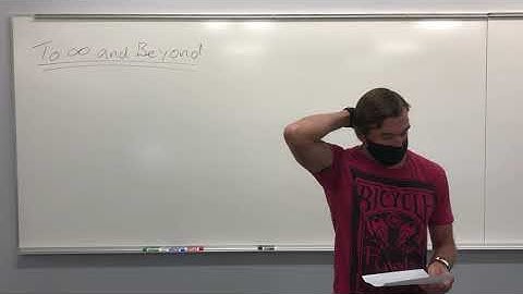 Mathematical Methods in Physics Lecture 14: To Infinity and Beyond