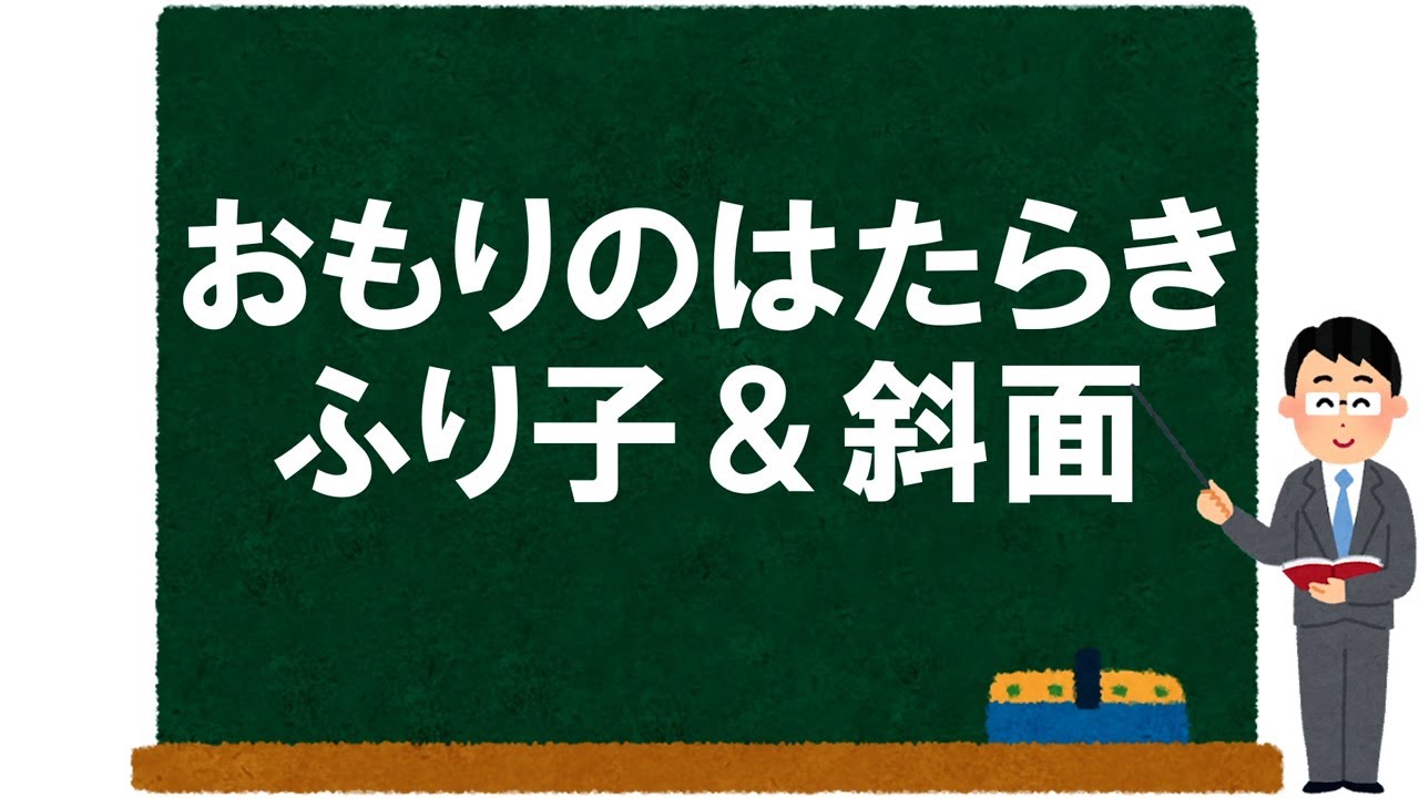 【理科】おもりのはたらき～ふり子・斜面・計算など～【受験】