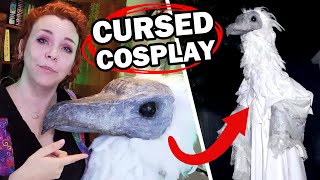 Making a GIANT CURSED BIRD MEME for Halloween! (Fixed!!)