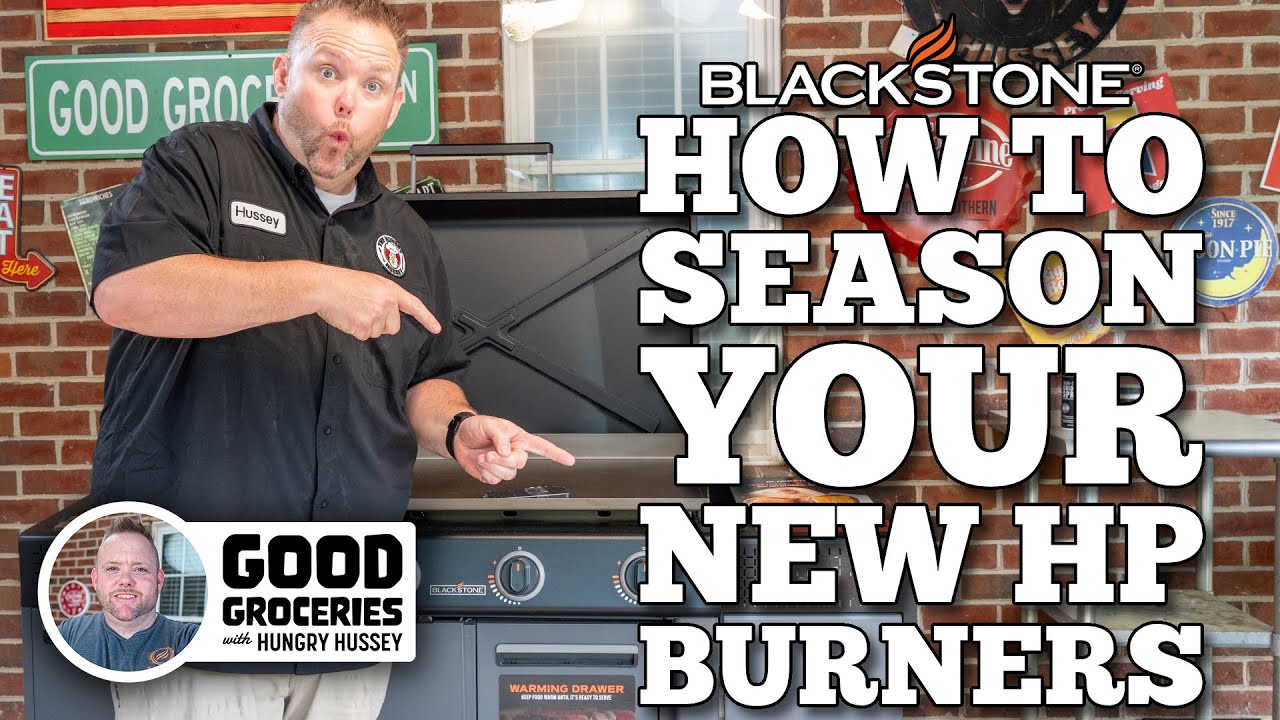 How to Season your New Blackstone HP Burners | Blackstone Griddles